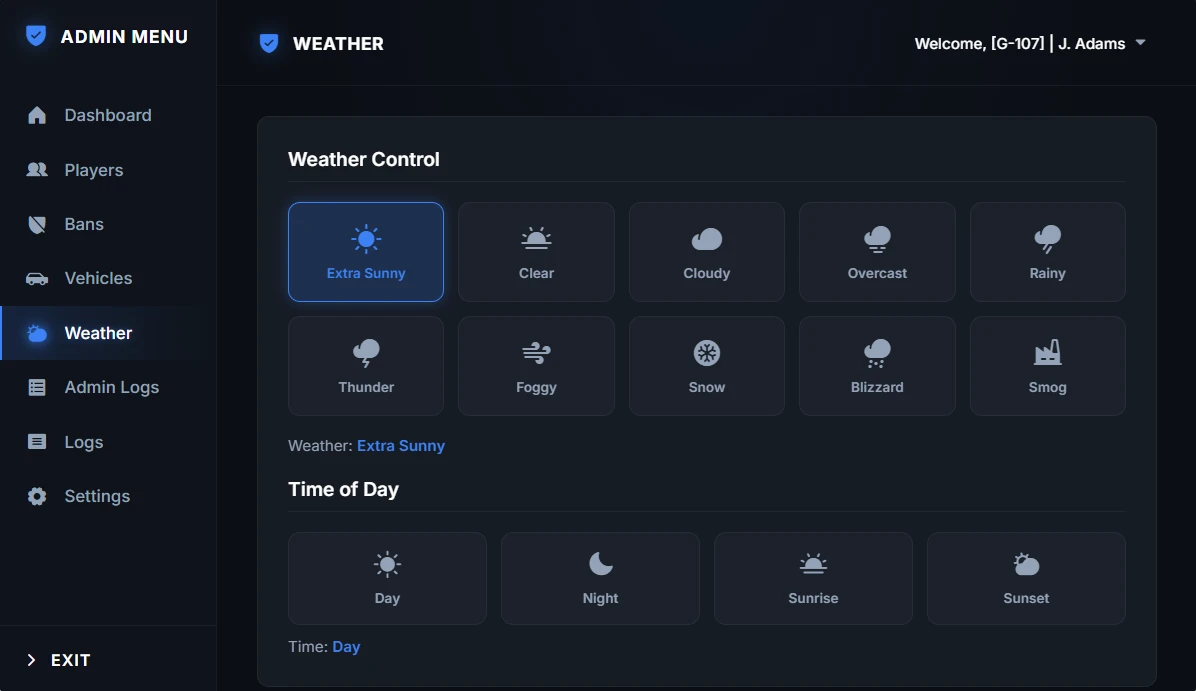 Advanced Admin Menu - ZenithDev FiveM